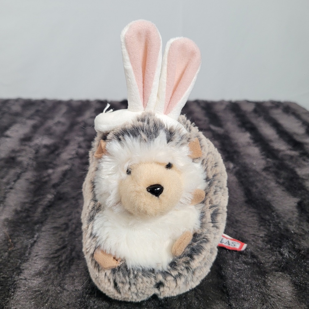 Douglas Cuddle Toys Hedgehog with Bunny Ears Plush Easter Spunky Stuffed Animal